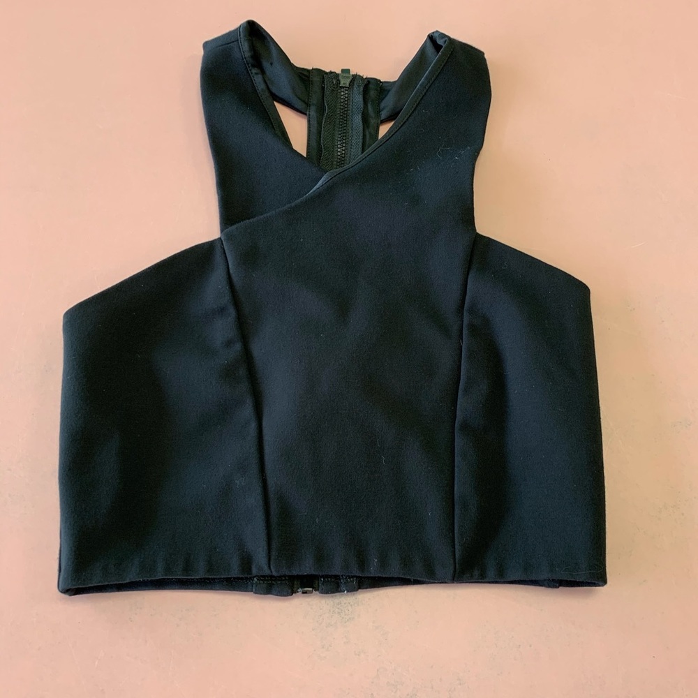 Black crop top